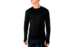 wool x glacier men’s merino wool base layer top