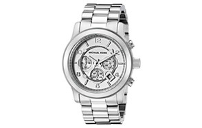 Michael Kors Men's Oversized Chronograph Watch – Silvertone