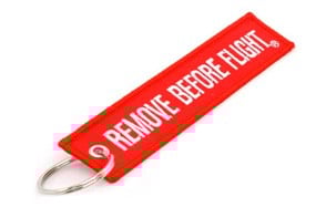 Rotary13B1 Remove Before Flight Key Chain