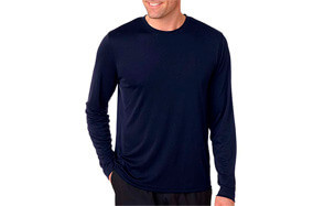 hanes cool dri long sleeve fishing shirt