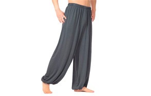 hoare men's super-soft modal spandex harem yoga pants
