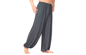 hoare men's super-soft modal spandex harem yoga pants