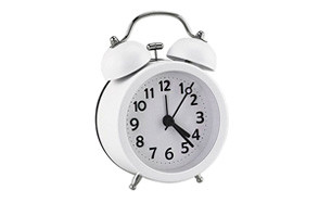 pilife mini non-ticking vintage classic kids alarm clock