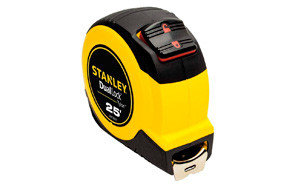 stanley duallock 25’ tape measure