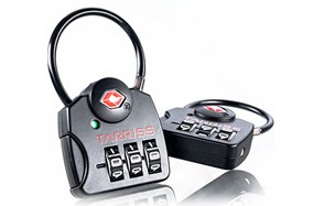 tarriss tsa lock with searchalert luggage tracker