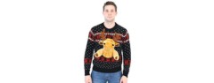 3d reindeer moose christmas jumper