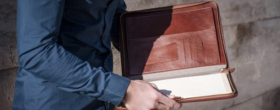 maruse leather portfolio for men