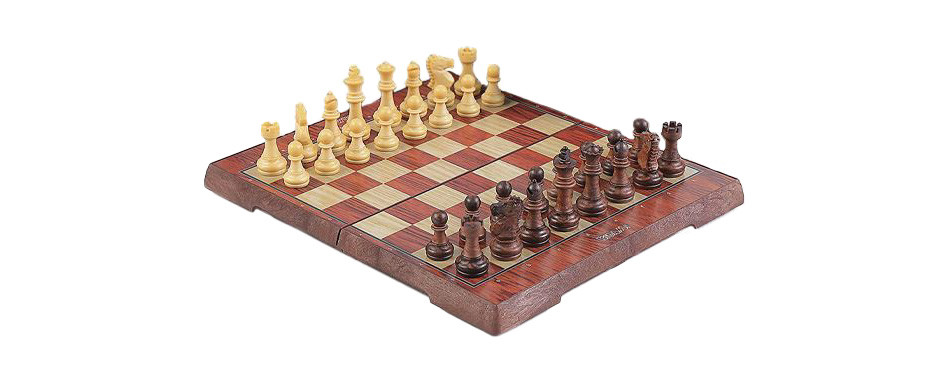 kidami folding magnetic travel chess set