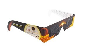 5-pack premium iso and ce certified lunt solar eclipse glasses
