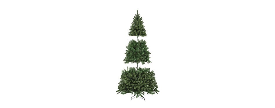best choice products 7.5ft premium spruce artificial christmas tree