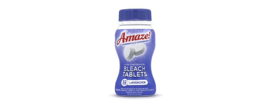 amaze! bleach tablet laundry whitener