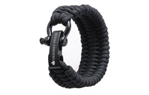 500lb Stainless Steel Bow Shackle Paracord Bracelet by The Friendly Swede
