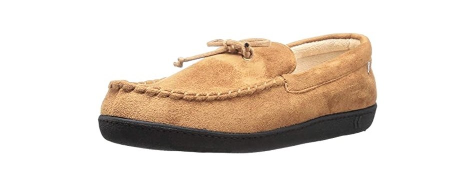 isotoner whipstitch mocassin for men