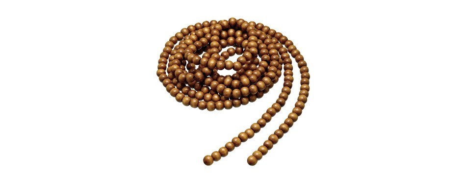 hicarer wooden bead garland christmas tree decoration