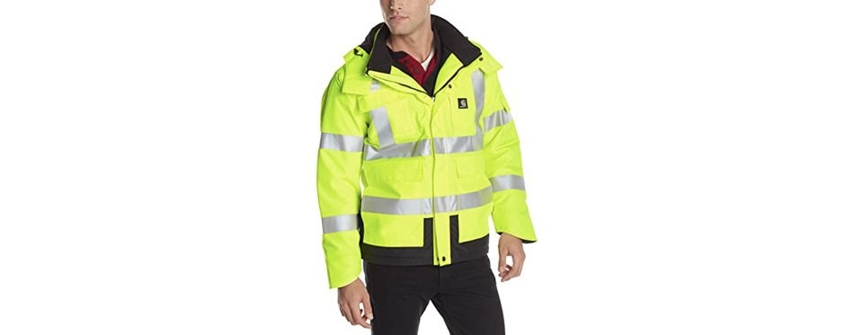 carhartt high visibility work jacket for men