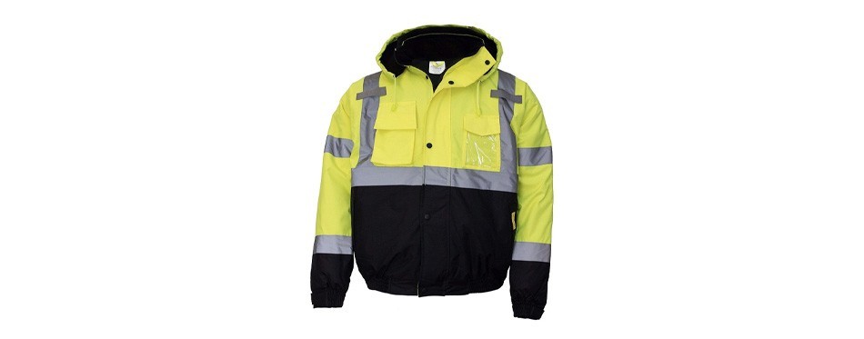 new york high visibility work jacket for men