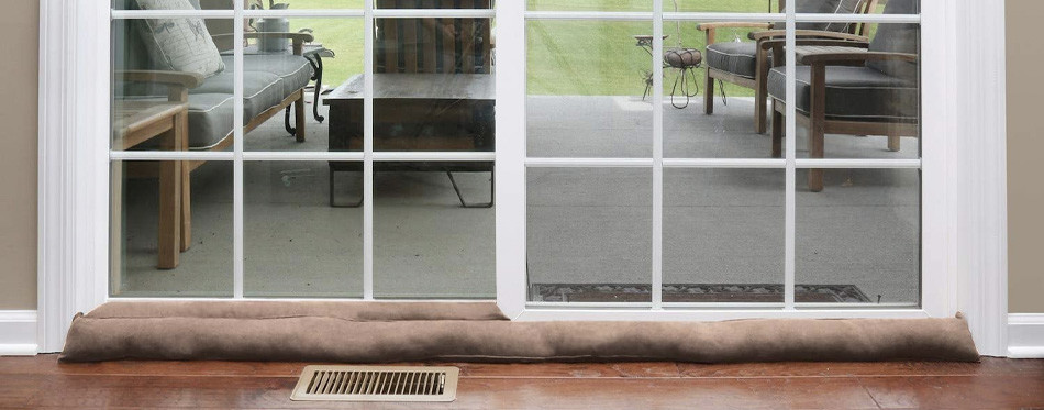 home district sliding door draft stopper