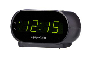 AmazonBasics Small Digital Alarm Clock