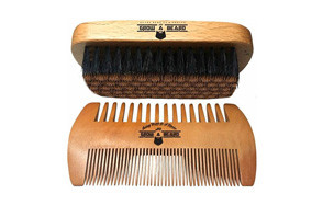 Beard Brush And Comb Set