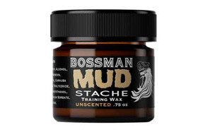 Bossman MUDstache- Mustache Training Wax