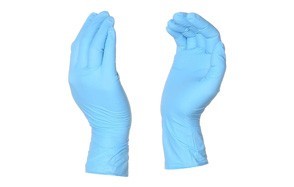 amazonbasics powder free disposable nitrile gloves