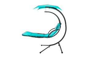 best choice outdoor hanging curved chaise lounge chair