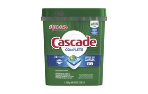 cascade complete dishwasher pods