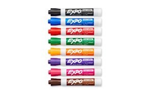 expo low odor assorted colors dry erase markers