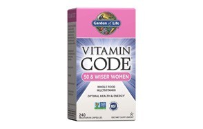 garden of life vitamin code 50 & wiser women's multivitamin