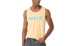 hurley men's one & only graphic tank top
