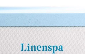 linenspa 3 inch twin size gel infused memory foam mattress topper