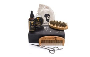 luxury beard grooming and trimming kit for men