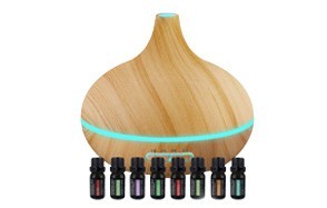 pure daily care ultimate aromatherapy diffuser & essential oil set