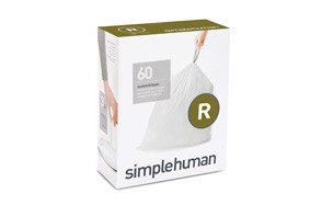 simplehuman code r custom fit drawstring trash bags
