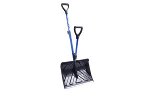 snow joe shovelution strain-reducing snow shovel