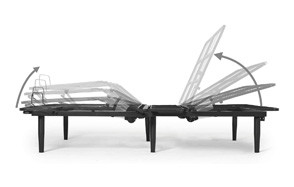 zinus adjustable bedframe