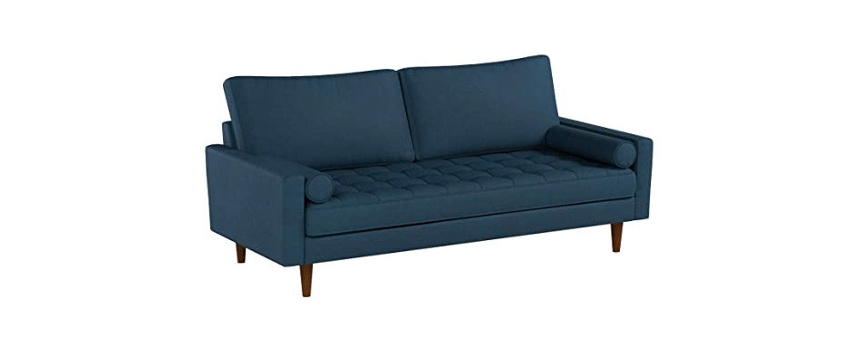 Container Furniture Direct Velvet Tufted Loveseat