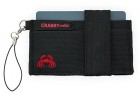Crabby Gear Front Pocket Wallet - Minimalist Elastic Wallet In Red (Lightweight & Slim)