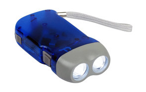 Evelots Hand Crank Flashlight
