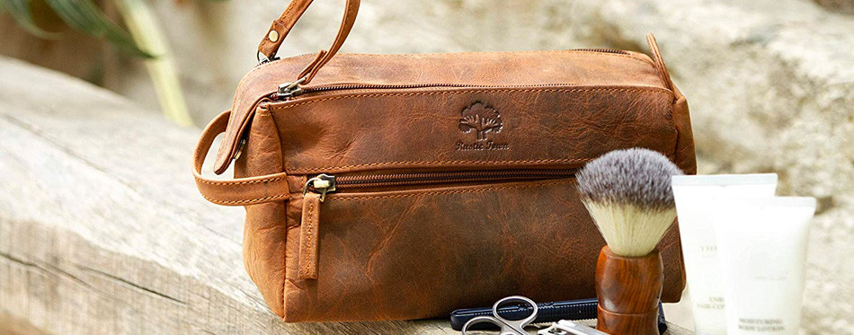 Handmade Buffalo Dopp Kit by RusticTown