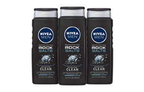 NIVEA Men DEEP Rock Salts Body Wash - Exfoliating Deep Clean