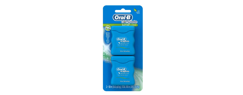 Oral-B Complete Satin Dental Floss Mint