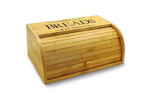cookbook people original rolltop bread box