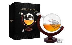 flybold whiskey decanter set
