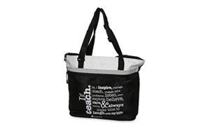 jumbo tote with adjustable shoulder strap