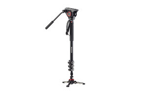 manfrotto xpro aluminum video monopod with 500 series video head
