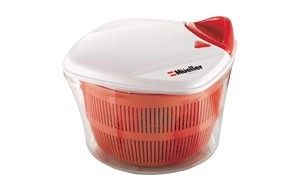 mueller large 5l salad spinner vegetable washer with bowl