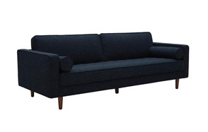 rivet aiden mid century sofa