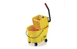 rubbermaid commercial wavebrake mop bucket