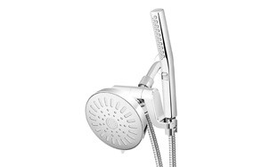 waterpik high-pressure handheld wand & rain shower head combo